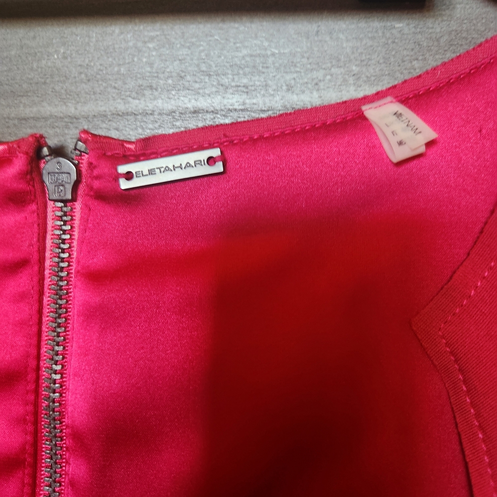 Elie Tahari Raspberry Midi Dress - Picture 2 of 4